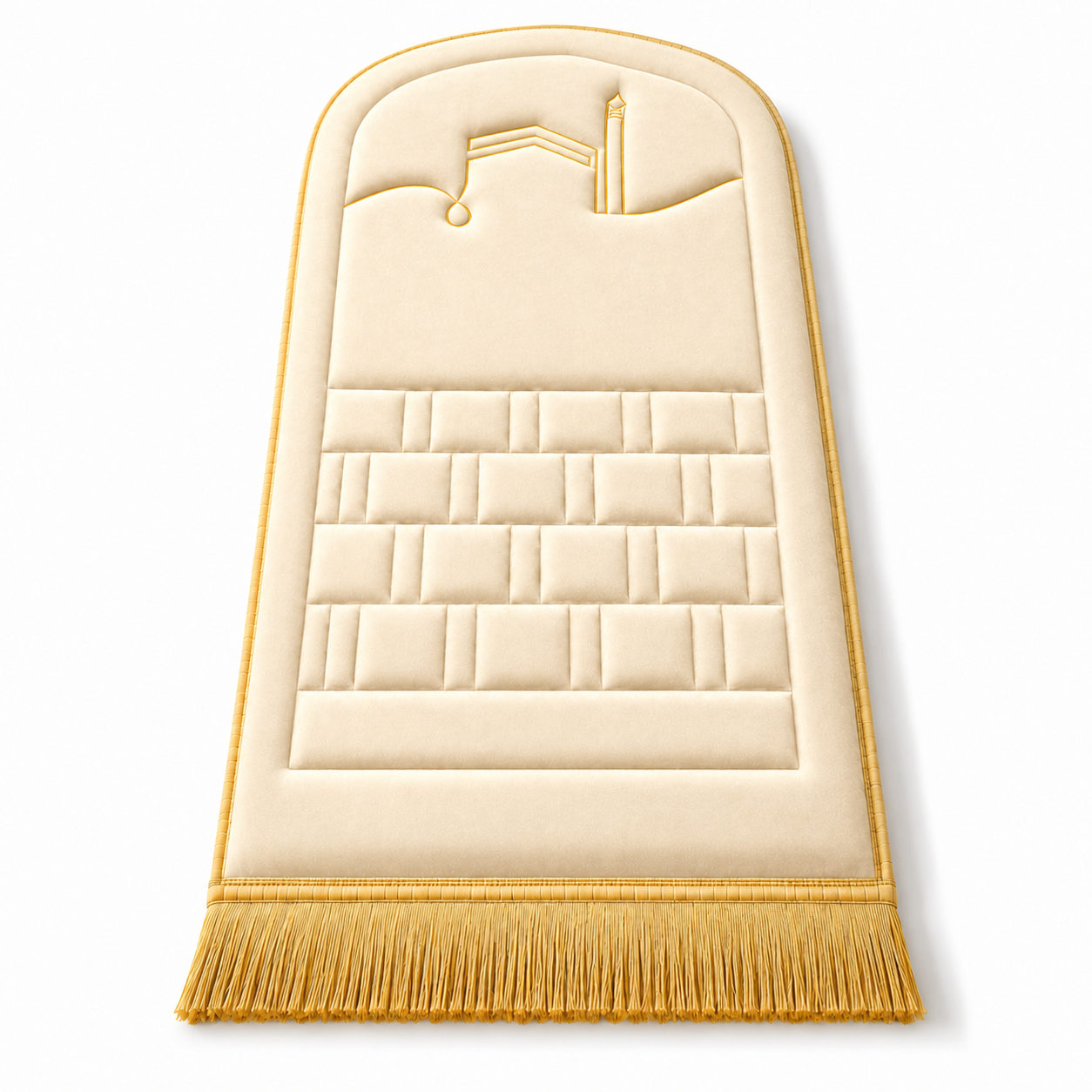 Sajdah Ergonomic Prayer Mat - White